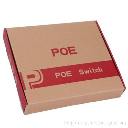 9-port Fast Ethernet Switch with 8-port PoE, CE-, RoHS- and FCC-certified